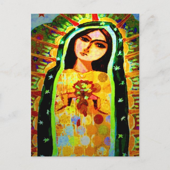 Unsere Frau von Guadalupe Postkarte (Vorderseite)