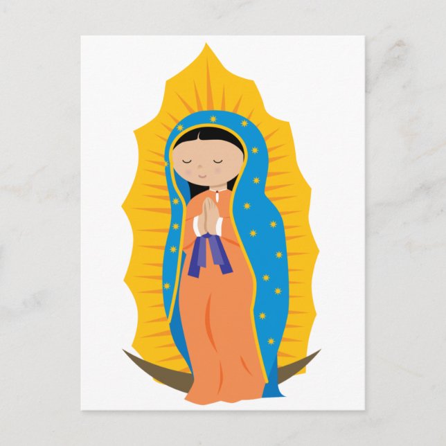 Unsere Frau von Guadalupe Postkarte (Vorderseite)