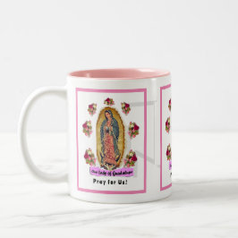Unsere Frau von Guadalupe Zweifarbige Tasse