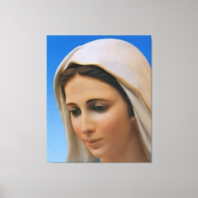 Unsere Friedensmutter, Friedensmutter, Königin des Leinwanddruck (Vorderseite)