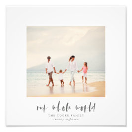 UNSERE GANZE WELT FOTODRUCK