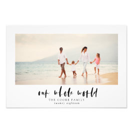 UNSERE GANZE WELT FOTODRUCK