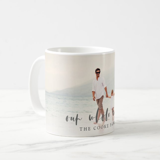 UNSERE GANZE WELT TASSE (Vorderseite Links)