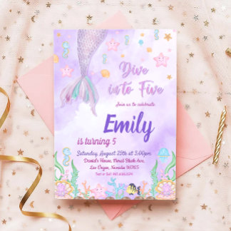 Unsere Geburtstagsparty unter dem Party der Meerju Einladung