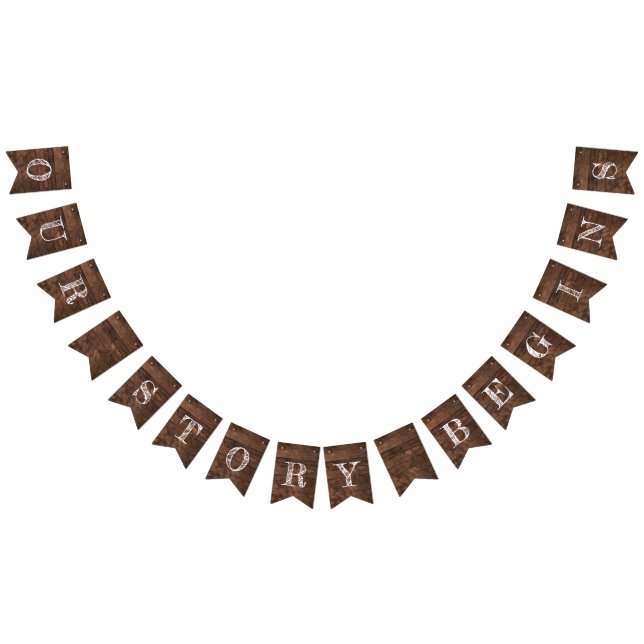 Unsere Geschichte beginnt mit der Braun-Holz-Hochz Wimpelkette (Alle)