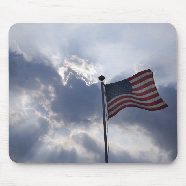 Unsere glänzende Flagge Mousepad (Vorne)