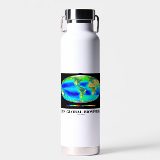 Unsere globale Biosphäre Global Fotosynthese-Karte Trinkflasche