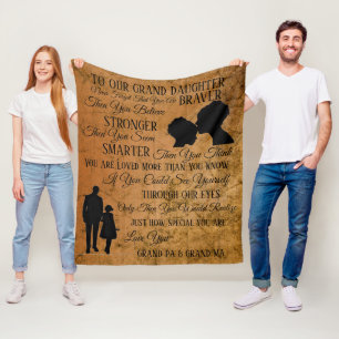 Unsere große Tochter Fleecedecke