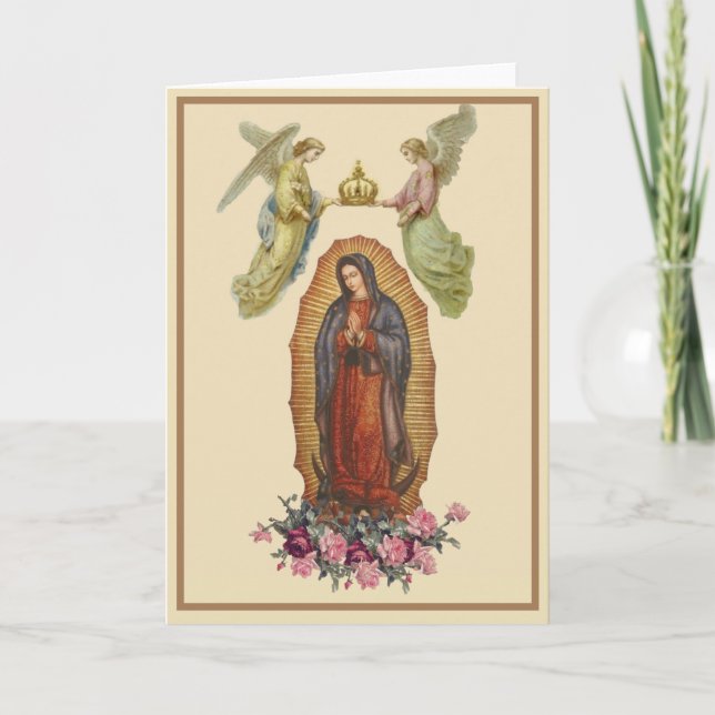 Unsere Grußkarte für die Dame von Guadalupe Karte (Vorderseite)