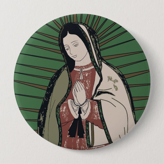 unsere Guadalupe Button (Vorderseite)