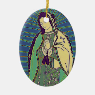 unsere Guadalupe Keramik Ornament