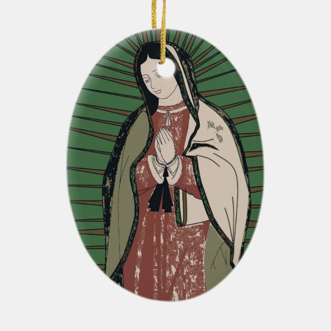 unsere Guadalupe Keramikornament (Hinten)