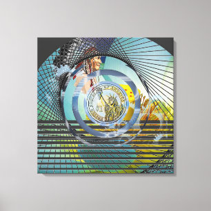 "Unsere Heimat" 24" x 24" Leinwanddruck