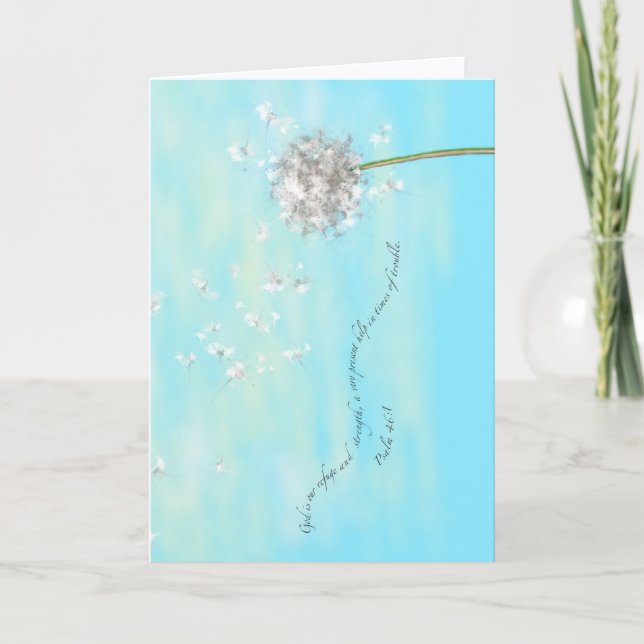 Unsere Hilfe, Beileid/Wohlfühlkarte Karte (Vorderseite)