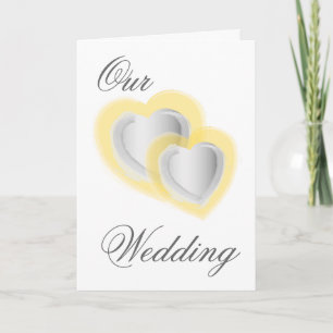 Unsere Hochzeit - besonders angefertigt - Einladung