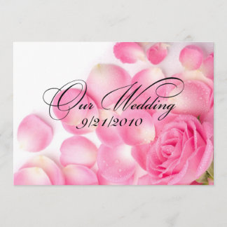 Unsere Hochzeit Einladung