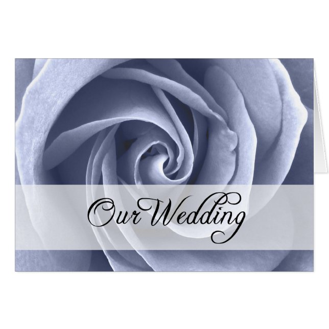 Unsere Hochzeit : Lila Rose : (Vorderseite (Horizontal))
