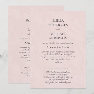 Unsere Hochzeit Moderne Typografie VIELE FARBEN EI Einladung