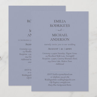 Unsere Hochzeit Moderne Typografie VIELE FARBEN EI Einladung