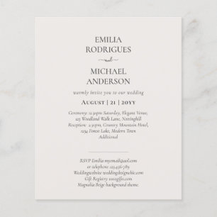 Unsere Hochzeit Moderne Typografie VIELE FARBEN EI Flyer