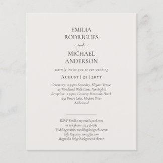 Unsere Hochzeit Moderne Typografie VIELE FARBEN EI Flyer