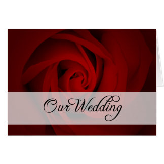 Unsere Hochzeit : Rote Rose :
