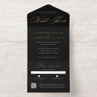 Unsere Hochzeit Spanisch Schwarze Schrift Hochzeit