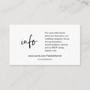 Unsere Hochzeitsdetails, Website, UAWG, Eintrittsk Begleitkarte