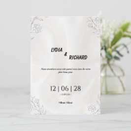 Unsere Hochzeitseinladung für einen schönen Tag Einladung