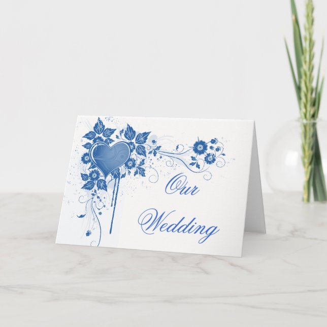 Unsere Hochzeitsstipps-Mitteilungskarten Karte (Vorderseite)
