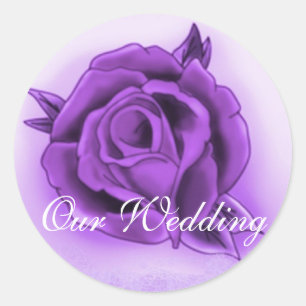 Unsere Hochzeitsticker Runder Aufkleber