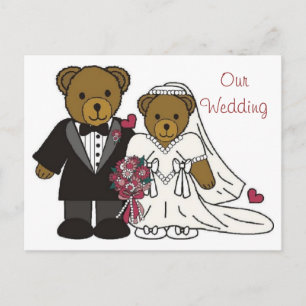 Unsere Hochzeitstorte Postkarte