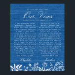 Unsere Hochzeitsvogel Navy Blauer Blumenholz Jahre Poster<br><div class="desc">Diese Hochzeitsgeschenke sind mit handgezeichneten,  blumengeschmückten Holzschnitzeln aus Elfenbein und mit einem rustikalen,  eleganten,  modernen,  Vintag marineblauen Holzfußboden versehen. Günstig für Neuvermählte,  Paare und Jubiläumsfeiern</div>