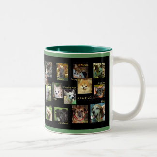 UNSERE HUNDE IM MÄRZ 2011 ZWEIFARBIGE TASSE