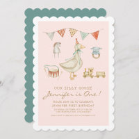 Unsere kleine Alberne Gänse wird Geburtstag