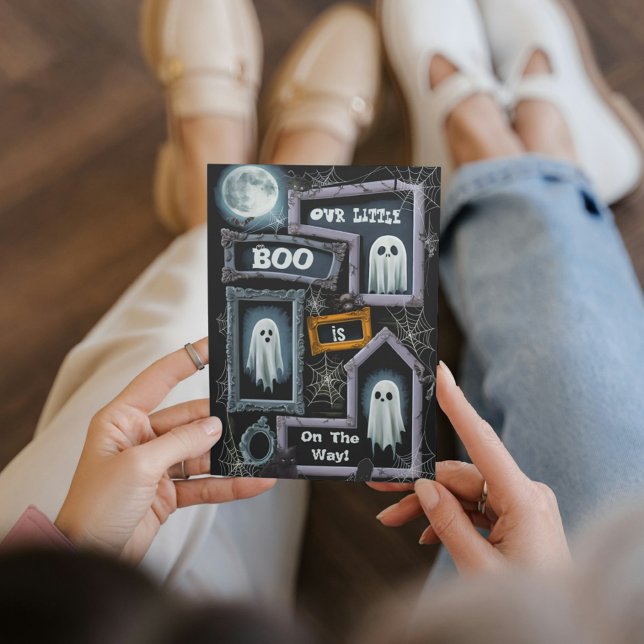 Unsere kleine Boo Halloween Babydusche Einladung (Von Creator hochgeladen)