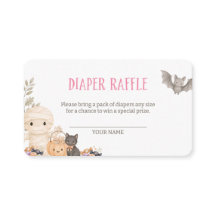 Unsere kleine Boo Mädchen Baby Shower Windel-Raffl