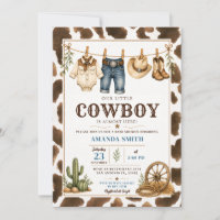 Unsere kleine Cowboy-Wäscheleine Western-Baby-Part