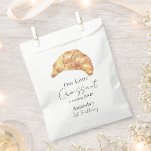 Unsere kleine Croissant 1. Geburtstagsfeier Geschenktütchen