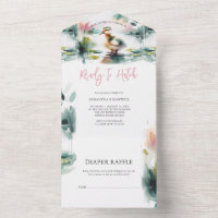 Unsere kleine Duckling Watercolor Babydusche