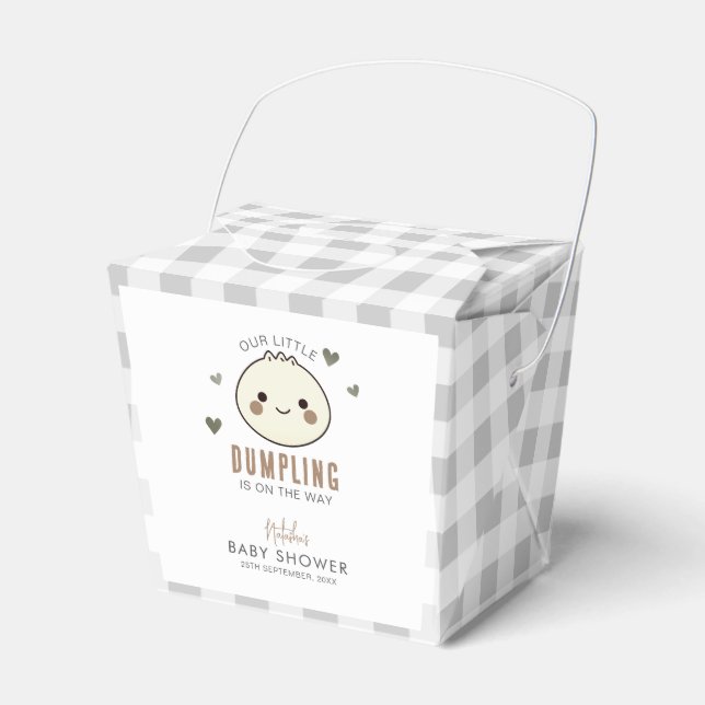 Unsere kleine dumme Gender Neutral Baby Dusche Geschenkschachtel (Vorderseite)