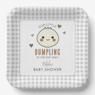 Unsere kleine dumme Gender Neutral Baby Dusche Pappteller