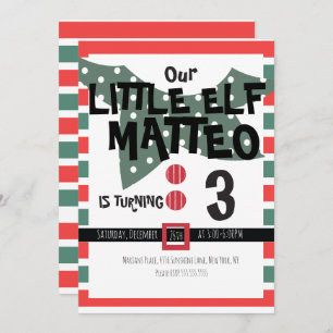 Unsere kleine Elf-Elf-Kostüme jedes Alters Geburts Einladung