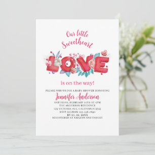 Unsere kleine Freundin ist auf dem Weg, in dem Bab Einladung