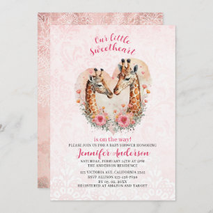 Unsere kleine Freundin ist auf dem Weg, in dem Bab Einladung