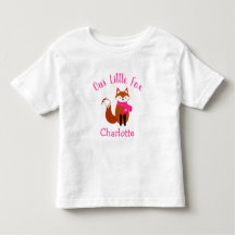 Unsere kleine Fuchs süße rosa Schal personalisiert