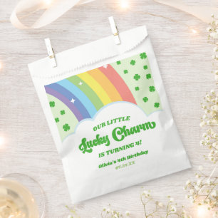 Unsere kleine glückliche Charm Rainbow Birthday Pa Geschenktütchen