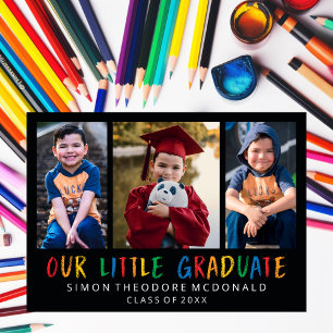 UNSERE KLEINE GRADUATE FOTO COLLAGE GRAD INVITATIO EINLADUNG