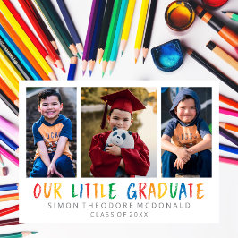 UNSERE KLEINE GRADUATE FOTO COLLAGE GRAD INVITATIO EINLADUNG