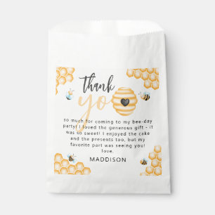 Unsere kleine Honig   Erster Geburtstag Geschenktütchen